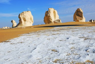 Western beyaz çöl, Sahara güzel manzara. Mısır