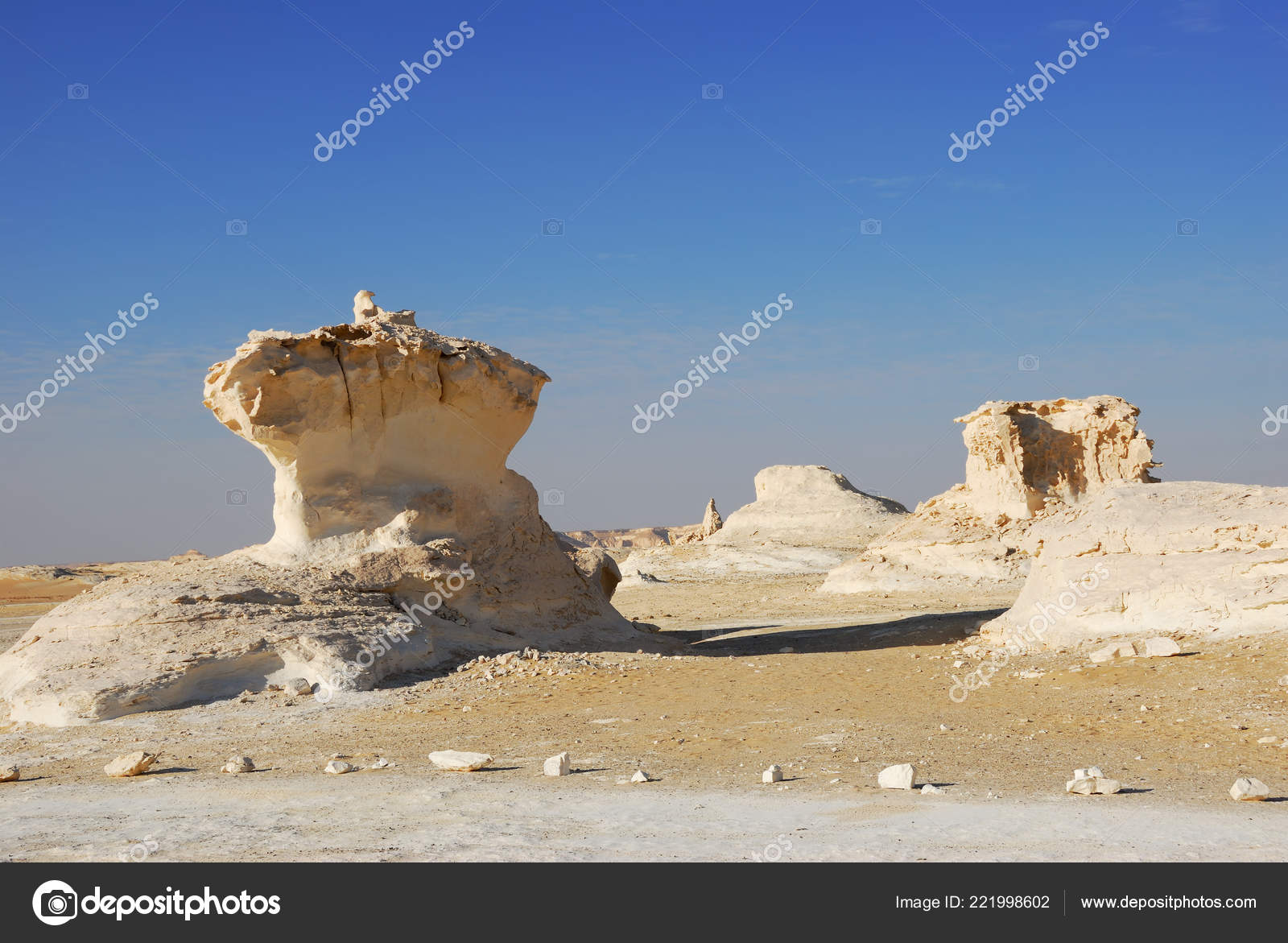 Beautiful Desert Landscape Western White Desert Sahara Egypt