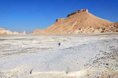Dağlar Aqabat çöl gündoğumu defada kule. Afrika, Sahra, Mısır