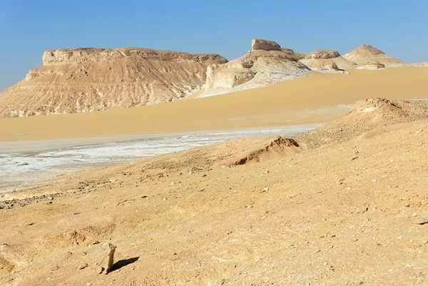 Bergen Aqabat Woestijn Toren Bij Zonsopgang Afrika Sahara Egypte — Stockfoto