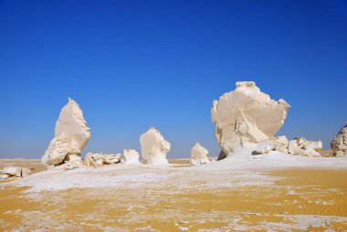 Güzel soyut doğası kaya oluşumları Western beyaz çöl, Sahara. Mısır