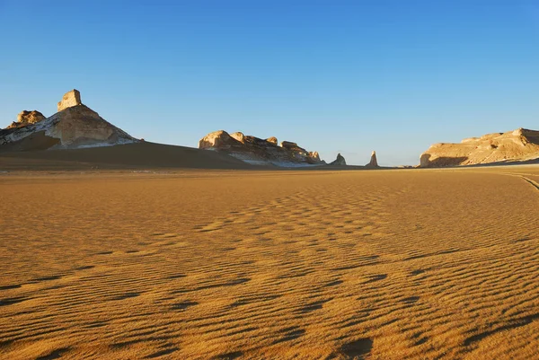 Torony Hegyek Aqabat Sivatagi Napfelkeltét Időben Afrika Szahara Egyiptom — Stock Fotó