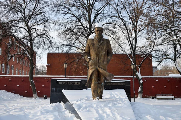 Voronezh Rússia Janeiro 2019 Monumento Andrei Platonov Voronezh Platonov Escritor — Fotografia de Stock