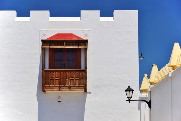 Spaanse architectuur, Lanzarote, Canarische eilanden, Spanje — Stockfoto