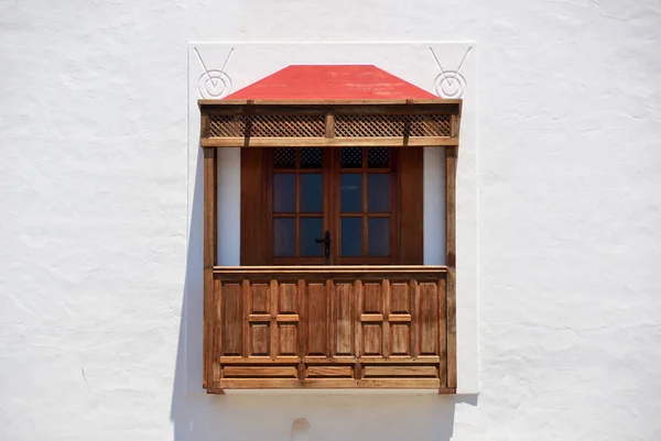 Spaanse architectuur, Lanzarote, Canarische eilanden, Spanje — Stockfoto