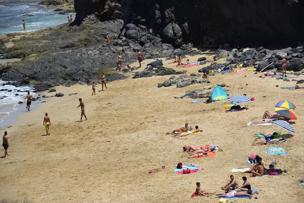 Playa de Papagayo, Lanzarote, Islas Canarias, España —  Fotos de Stock
