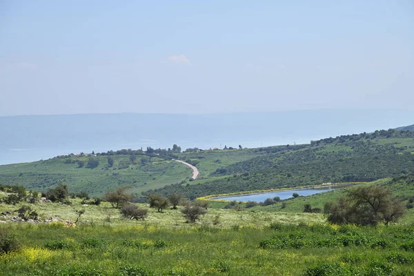 Галилейский пейзаж, Израиль — стоковое фото