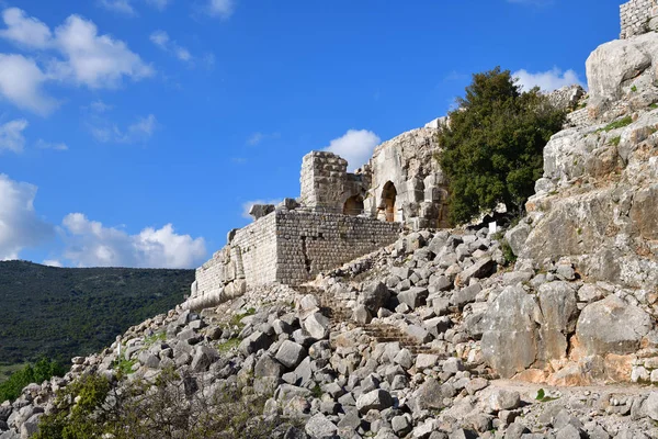 Nimrod fästning, Golanhöjderna, ISR. — Stockfoto