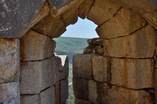 Nimrod fästning, Golanhöjderna, ISR. — Stockfoto