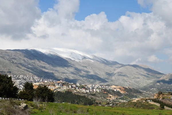 Όρος Hermon, υψίπεδα του Γκολάν, Ισραήλ — Φωτογραφία Αρχείου