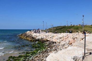 Tel Aviv gezinti. İsrail 