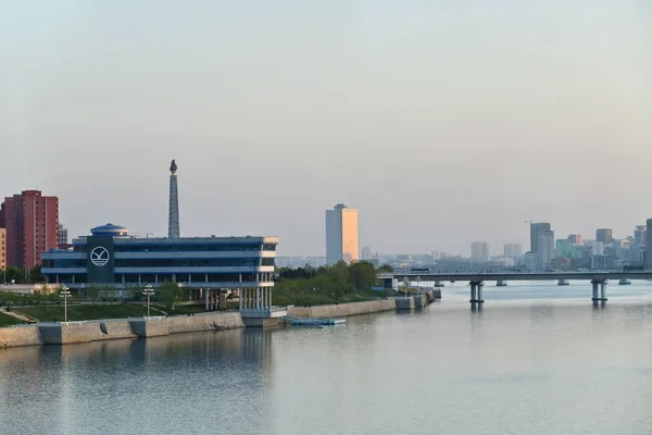 Pchjongjang, hlavní město Severní Koreje. Kldr — Stock fotografie