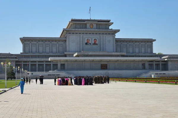 Мавзолей. Пхеньян, КНДР — стоковое фото