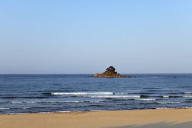 Kuzey Kore. Beach. Japon Denizi