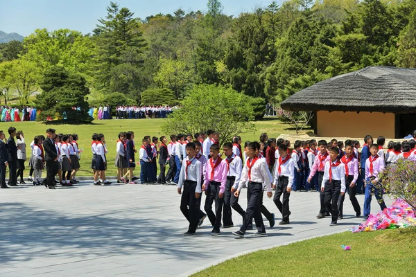 North Korean people. DPRK — Stock Photo, Image