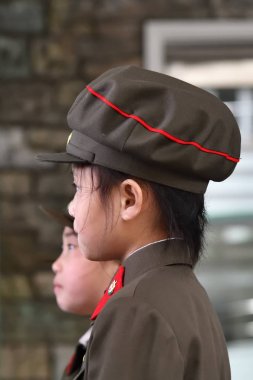 Pyongyang, Kuzey Kore. Çocuk