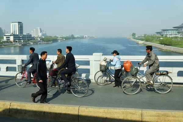 Pyongyang, Corée du Nord. Scène de rue — Photo