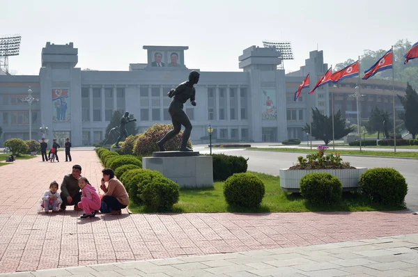 Pyongyang, North Korea. People — Stock Photo, Image