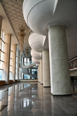 Kuzey Kore, Pyongyang. Sirk iç mekanları