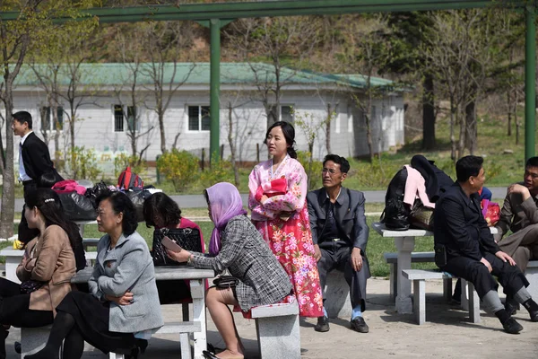 Pyongyang, Corea del Norte. Parque Taesongsan — Foto de Stock