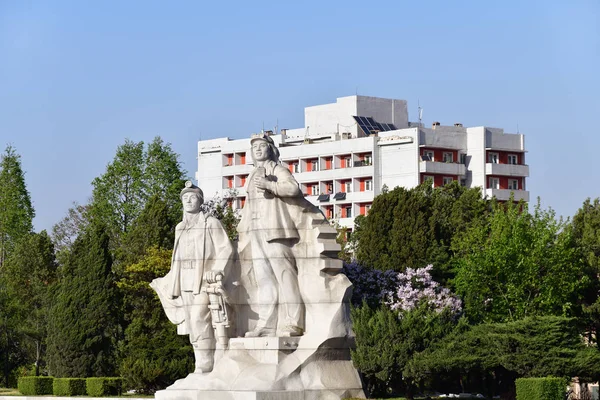 Pyongyang, Corée du Nord. Sculptures — Photo