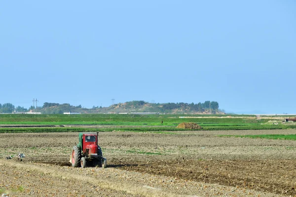 Βόρεια Κορέα αγροτική περιοχή — Φωτογραφία Αρχείου