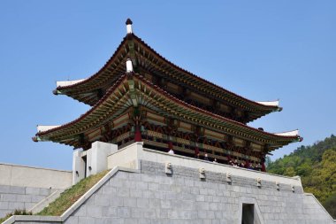 Pyongyang, Kuzey Kore. Taesongsan Parkı