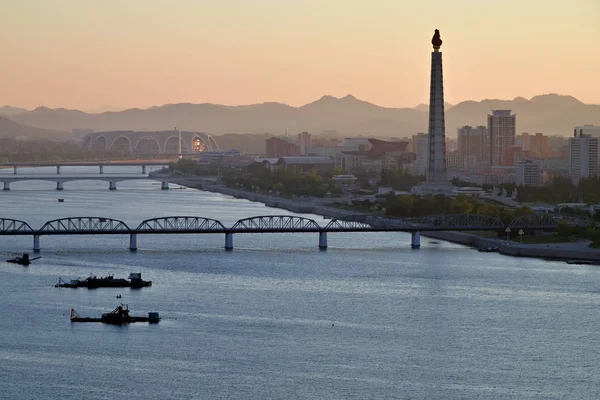 Pyongyang, capital da Coreia do Norte. RPDC — Fotografia de Stock