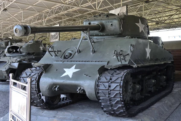 M4a3 Sherman tank. Nord Korea, Pyongyang — Stockfoto