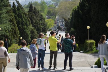 Pyongyang, Kuzey Kore. Insanlar