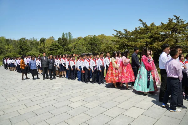 North Korean people. DPRK — Stock Photo, Image