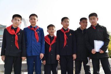 Pyongyang, Kuzey Kore. Öncü takım