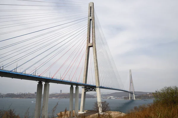 Wladiwostok, russland. Russische Brücke — Stockfoto