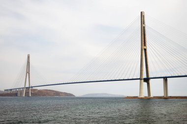  Vladivostok, Rusya. Rus Köprüsü
