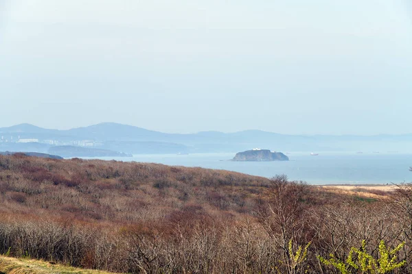 Paisaje de la isla Russky, Lejano Oriente de Rusia. Vladivostok — Foto de Stock