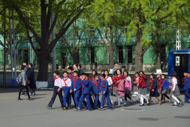 Pyongyang, Kuzey Kore. Öncü takım