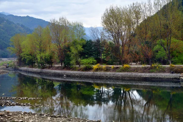 North Korea. Countryside scenery — Stock Photo, Image