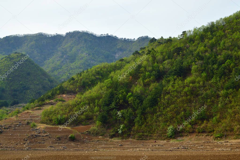 North Korea scenery