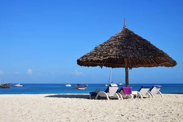 Kendwa resort, Zanzibar, Tanzania, Afrika — Stockfoto