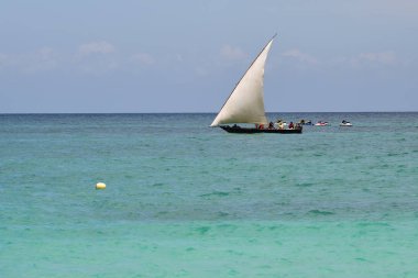 Yemek teknesi. Zanzibar, Tanzanya, Afrika