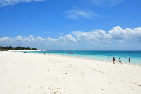 Zanzibár, Tanzánia, Afrika. Kendwa strand — Stock Fotó