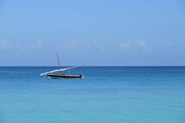 Yemek teknesi. Zanzibar, Tanzanya, Afrika