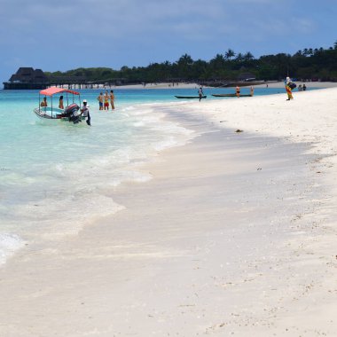 Zanzibar, Tanzanya, Afrika. Kendwa Sahili 