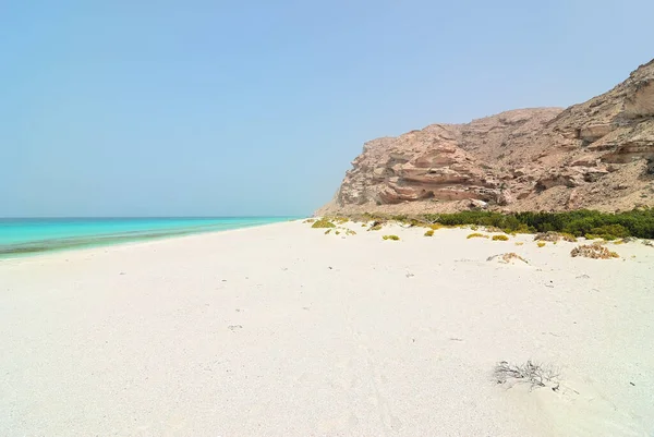 Prachtige Ras Shuab Strand Socotra Unesco Wereld Erfgoed Site Sinds — Stockfoto