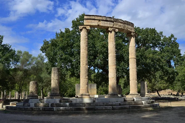 Greece Olympia Ancient Ruins Now Unesco World Heritage Site — Stock Photo, Image