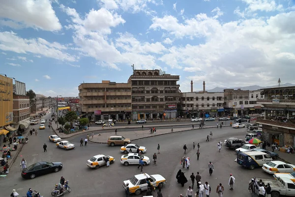 Sanaa Yemen March 2010 View Square Sanaa Inhabited More 500 — Stock Photo, Image