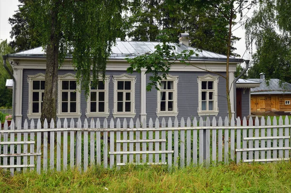 Melikhovo Região Moscou Rússia Julho 2020 Escola Zemsky Melikhovo Construída — Fotografia de Stock