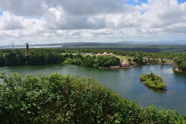 Vista Desde Arriba Lago Grand Bassin Mauricio Grand Bassin Lago — Foto de Stock