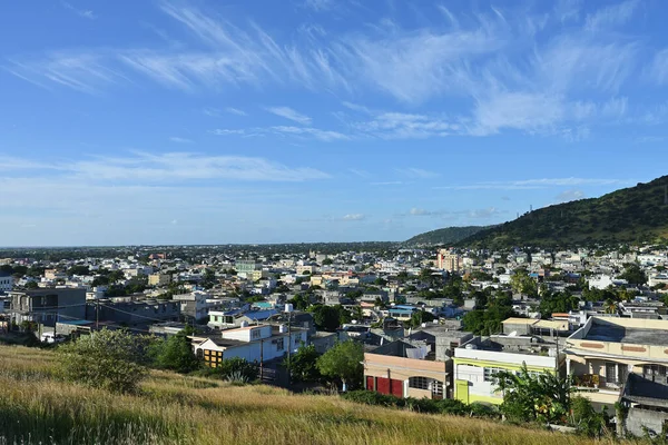 Vue Depuis Pont Observation Fort Adélaïde Sur Capitale Mauricienne Port — Photo