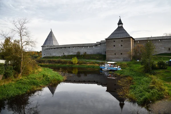 Forntida Historiska Gamla Ladoga Fästning Eller Fästningen Ladoga Även Känd — Stockfoto